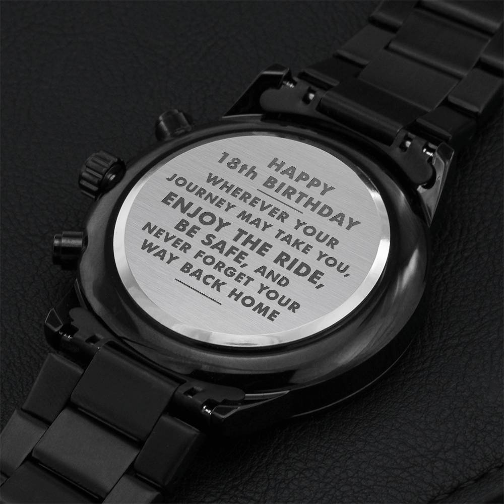 18th Birthday Gift, Watch for 18th Birthday, Gift for Son / Grandson 18th Birthday