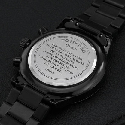 Father of the Bride Gift for Wedding Day, Watch for Dad of the Bride, Gift from Bride to Dad
