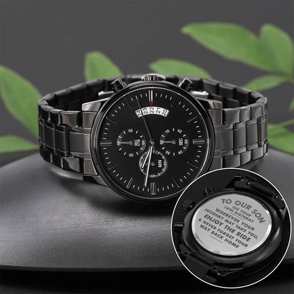 Gift for Son 18th Birthday, To Our Son, Engraved Watch, 18th Birthday Gift To Son from Parents