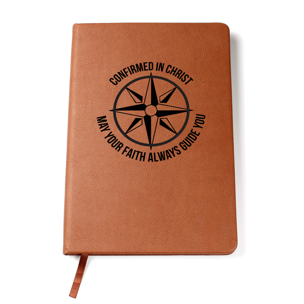 Confirmation Gift, Leather Journal, Confirmed in Christ, Prayer Journal, Gift for Confirmation