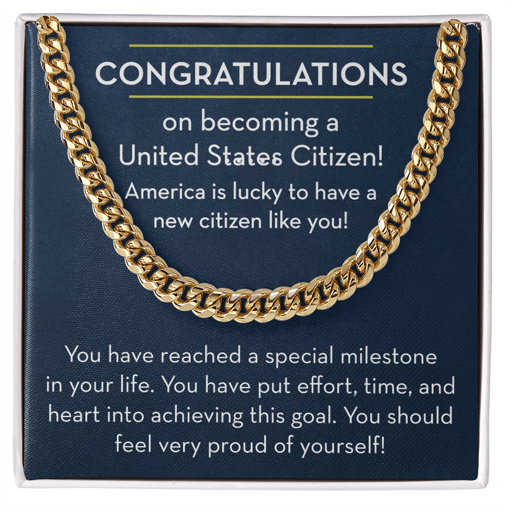 US Citizenship Gift for Him, Gift for New US Citizen, US Immigrant Gift, Naturalization Gift for Him