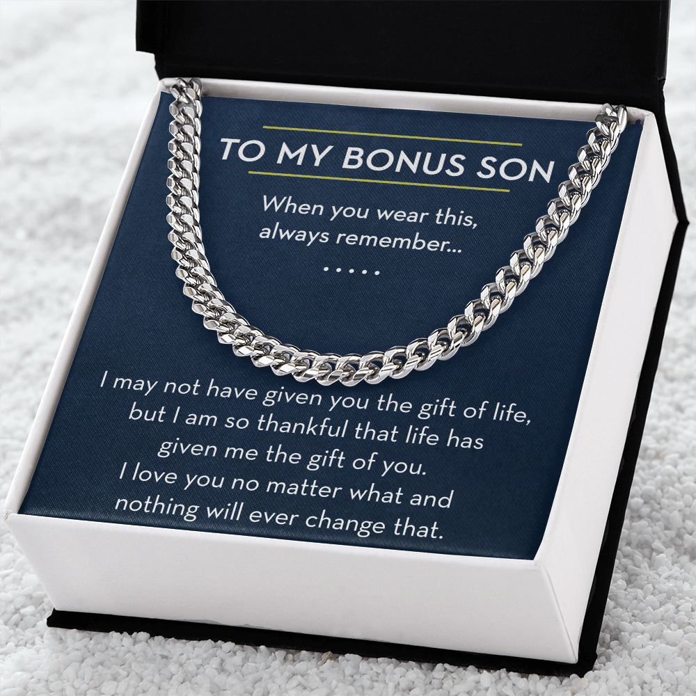 To My Bonus Son, Bonus Son Gift, Gift for Bonus Son, The Gift of You