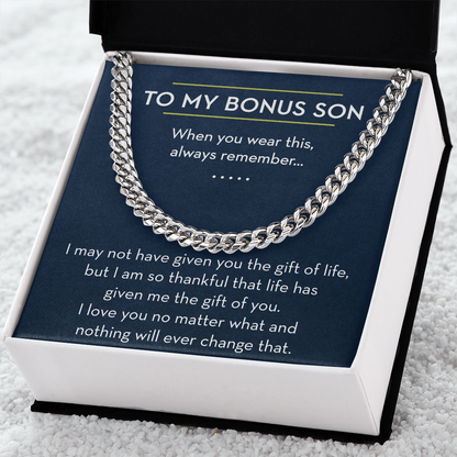 To My Bonus Son, Bonus Son Gift, Gift for Bonus Son, The Gift of You