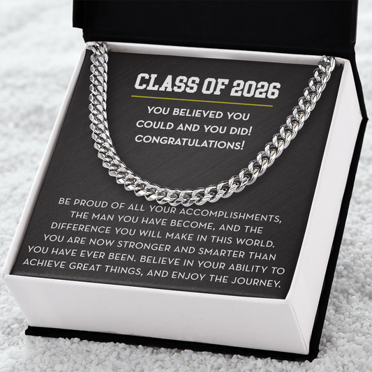 Class of 2026 Graduation Gift for Him, Gift for Graduate