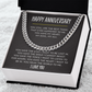 Happy Anniversary to my Husband, Anniversary Gift for Him