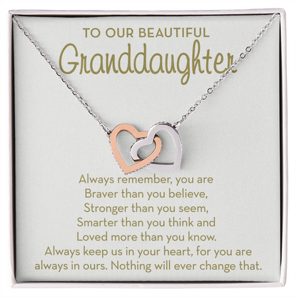 Granddaughter Gift from Grandparents, Birthday Gift for Granddaughter