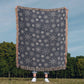 Snowflakes Woven Throw, Snowflake Blanket, Cabin Blanket