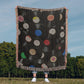 Record Vinyl Woven Throw, Record Blanket, Gift for Music Lover, Musician Gift