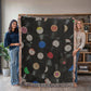 Record Vinyl Woven Throw, Record Blanket, Gift for Music Lover, Musician Gift