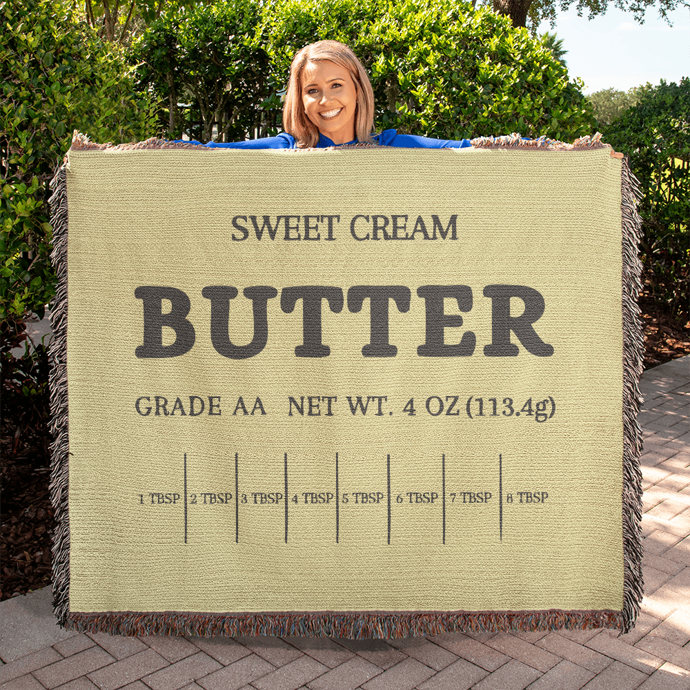 Butter Stick Woven Blanket