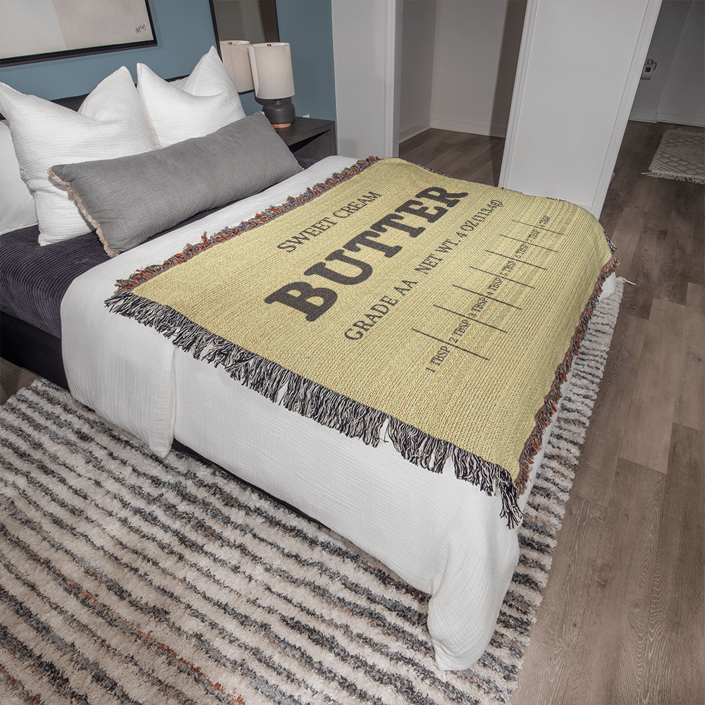 Butter Stick Woven Blanket