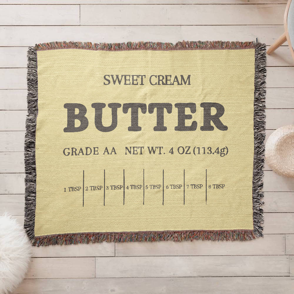 Butter Stick Woven Blanket