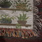 Plant Shelf Boho Woven Blanket