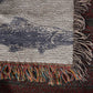 Salmon Blanket, Salmon Woven Throw, Salmon Wall Tapestry, Salmon Run Fish Blanket