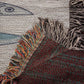 Sardine Blanket, Sardine Woven Throw, Fish Blanket, Sardine Fish Wall Hanging