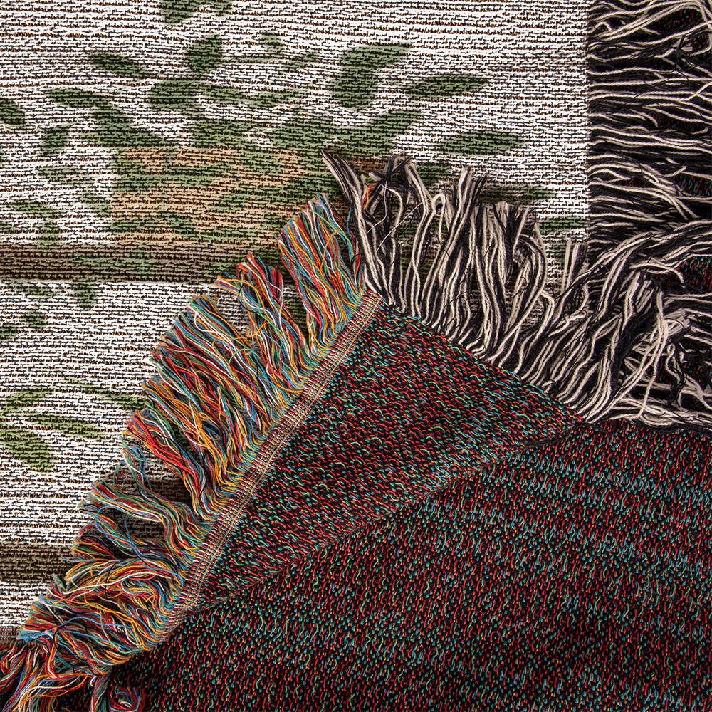 Plant Shelf Boho Woven Blanket