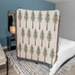 Coast Redwood Watercolor Pattern Woven Throw