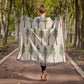 Coast Redwood Watercolor Pattern Woven Throw