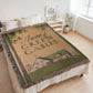 Anne of Green Gables Woven Throw, Vintage Book Cover Blanket