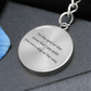 Engraved Keepsake Keychain, Every Step of the Way, Bridal Bouquet Charm, Graduation Charm, Personalized Keyring