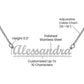 Matron of Honor Proposal Jewelry, Will You Be My Matron of Honor Gift, Bridal Party Gift, Bridesmaid Gifts, from Bride, Custom Name Necklace