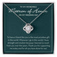Matron of Honor Necklace, Wedding Day Gift from Bride, Matron of Honor Jewelry, Bridal Party Gifts, MOH Gift from Bride, Bride Tribe Gifts
