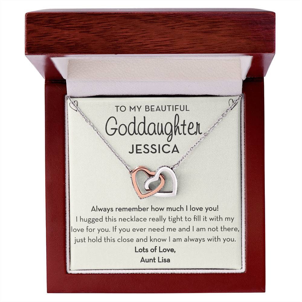 Personalized Goddaughter Gift, Goddaughter Necklace / Jewelry, Birthday / Graduation / Confirmation Gift for Goddaughter, From Godmother