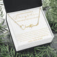 Personalized Gift for Daughter Going to College, Custom Name Necklace, Freshman Daughter, Gift from Mom and Dad, Moving to College Gift
