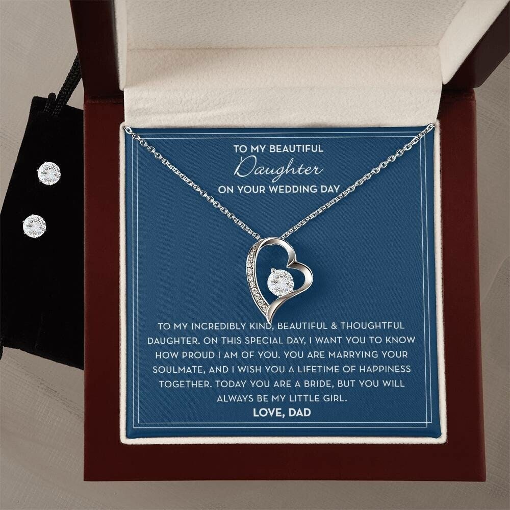 Gift from Dad to Daughter on Wedding Day, Gift for Bride from Dad