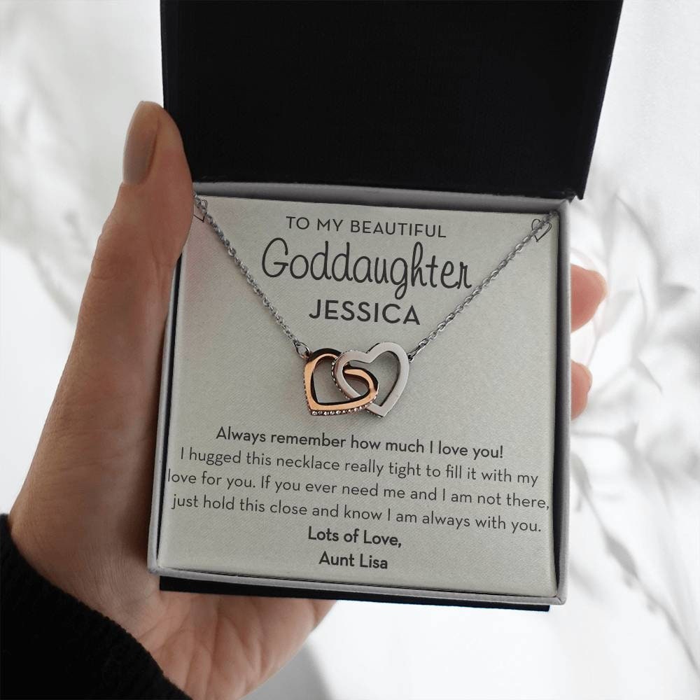 Personalized Goddaughter Gift, Goddaughter Necklace / Jewelry, Birthday / Graduation / Confirmation Gift for Goddaughter, From Godmother