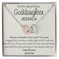 Personalized Goddaughter Gift, Goddaughter Necklace / Jewelry, Birthday / Graduation / Confirmation Gift for Goddaughter, From Godmother