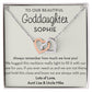 Personalized Goddaughter Gift, Goddaughter Necklace / Jewelry, Birthday / Graduation / Confirmation Gift for Goddaughter, From Godparents