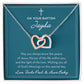 Personalized Baptism Necklace for Girl, Baptism Gift for Her, Baptism Jewelry for Daughter / Goddaughter, Catholic Religious Gift