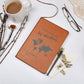 Study Abroad Gift, Travel Journal / Gift, Gift for College Student, 2023 Study Abroad Keepsake, Vegan Leather Journal, New Adventure