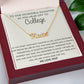 Personalized Gift for Daughter Going to College, Gift from Parents, Custom Name Necklace, Freshman Gift, Daughter Moving to College Gift