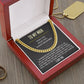 To My Man Chain Necklace, We Will Go Hand-in-Hand