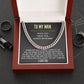 To My Man Chain Necklace, We Will Go Hand-in-Hand