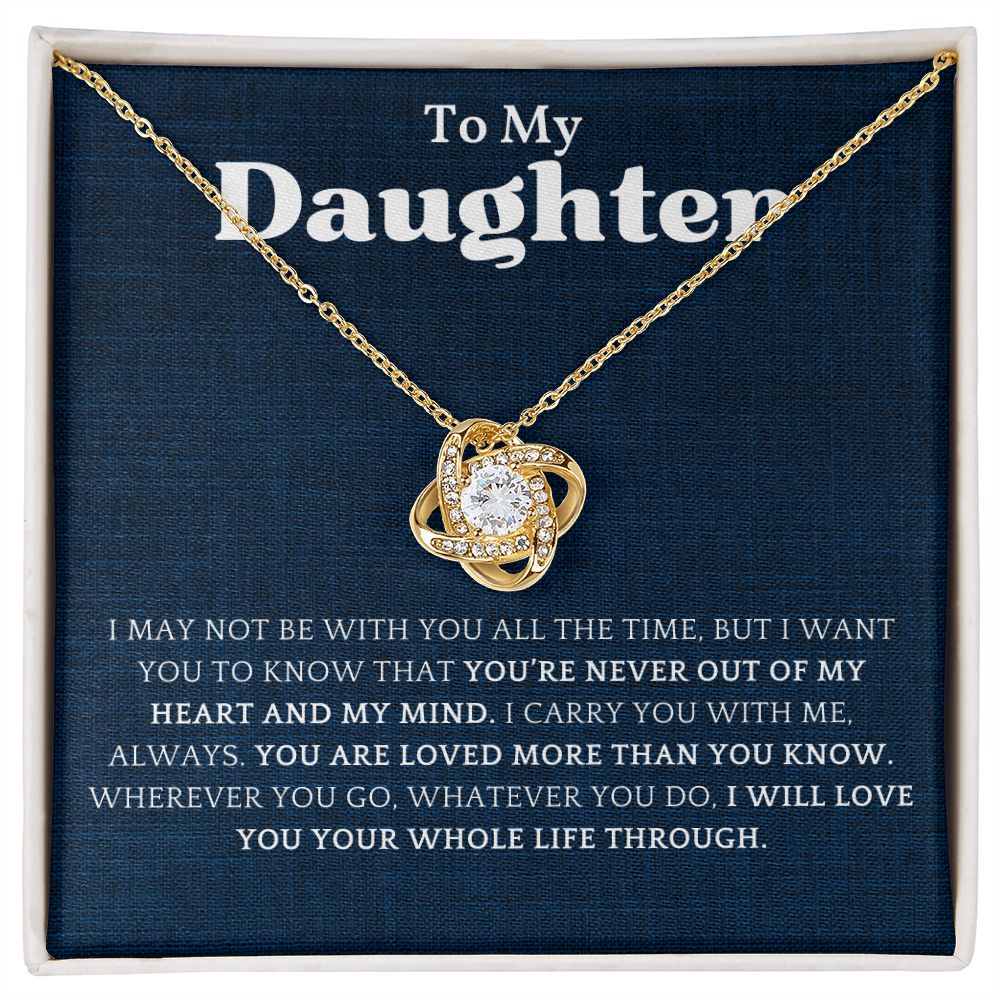 Daughter Necklace, I Carry You with Me Always