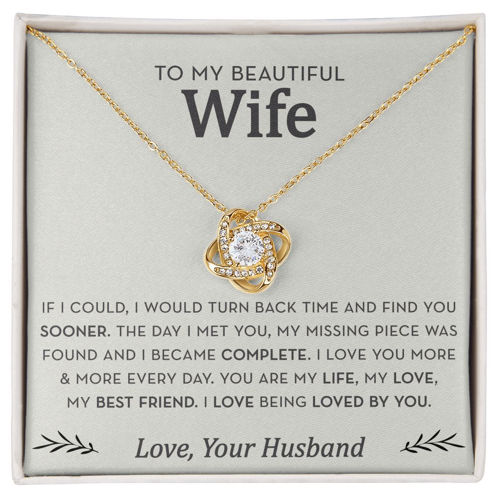 Wife Necklace, I Love Being Loved By You