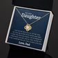 Daughter Knot Necklace from Dad, Always in my Heart and Mind