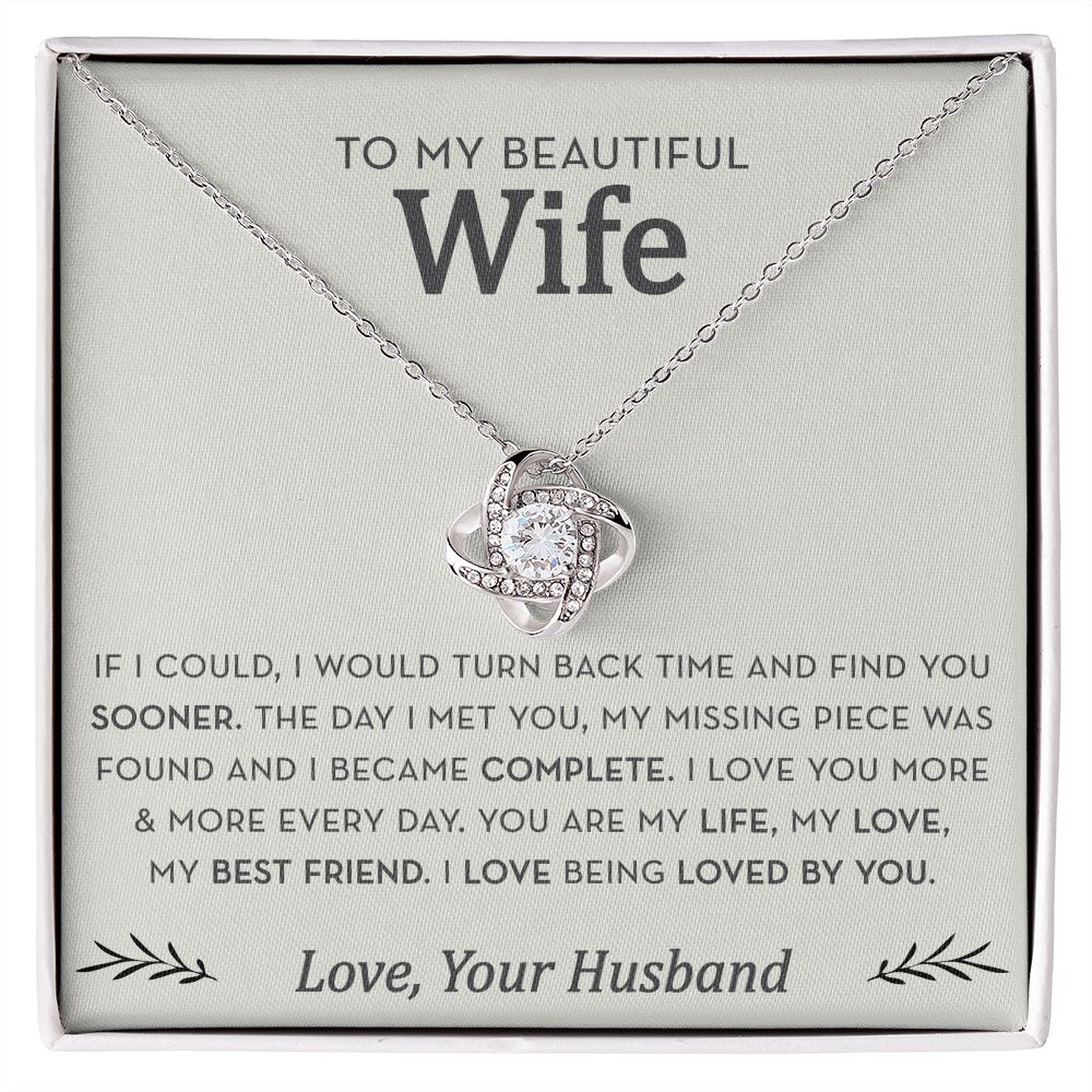 Wife Necklace, I Love Being Loved By You