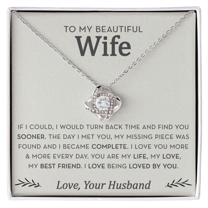 Wife Necklace, I Love Being Loved By You