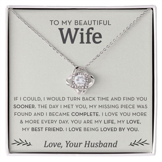 Wife Necklace, I Love Being Loved By You
