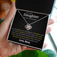 Daughter Knot Necklace from Mom, Always Remember