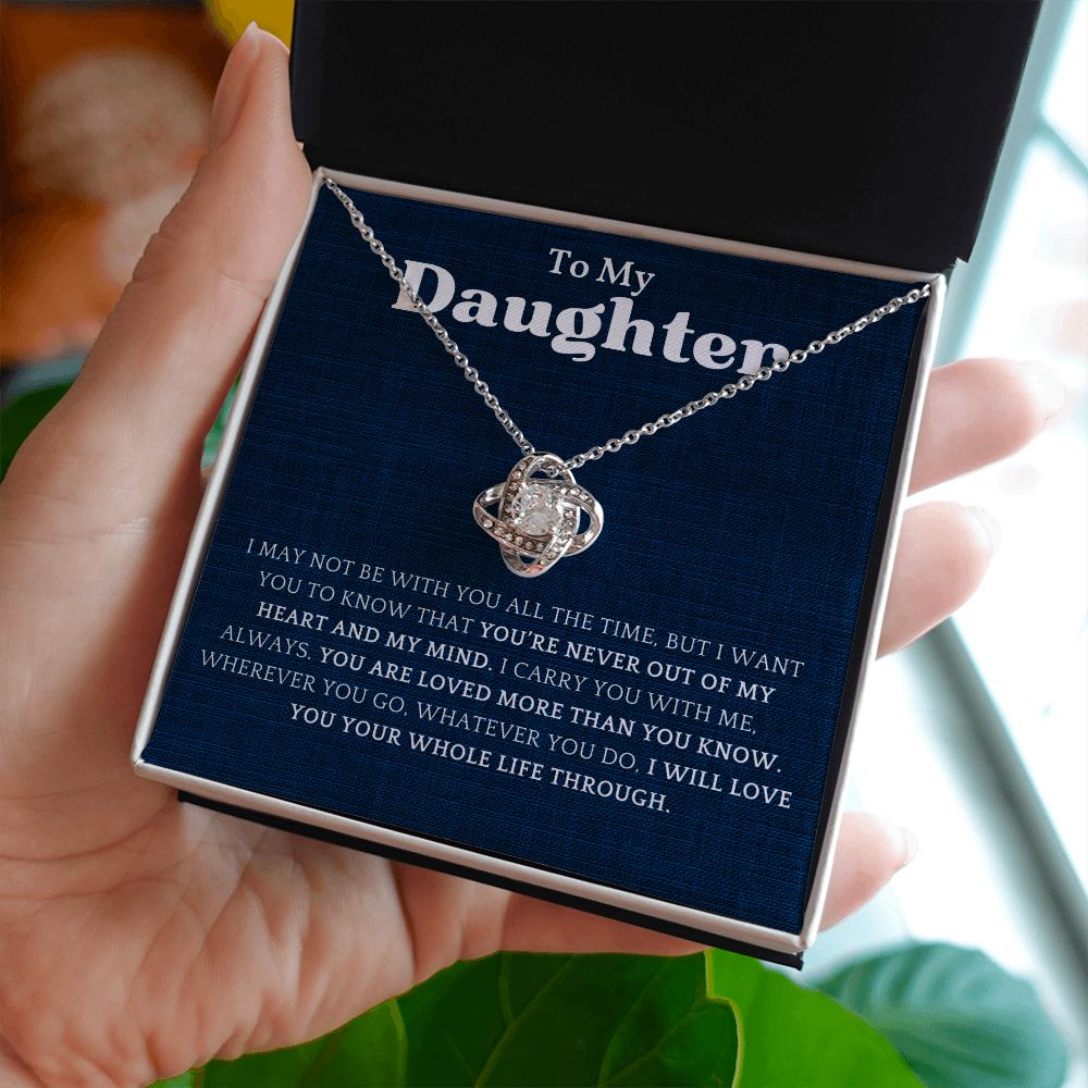 Daughter Necklace, I Carry You with Me Always