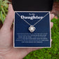 Daughter Necklace, I Carry You with Me Always