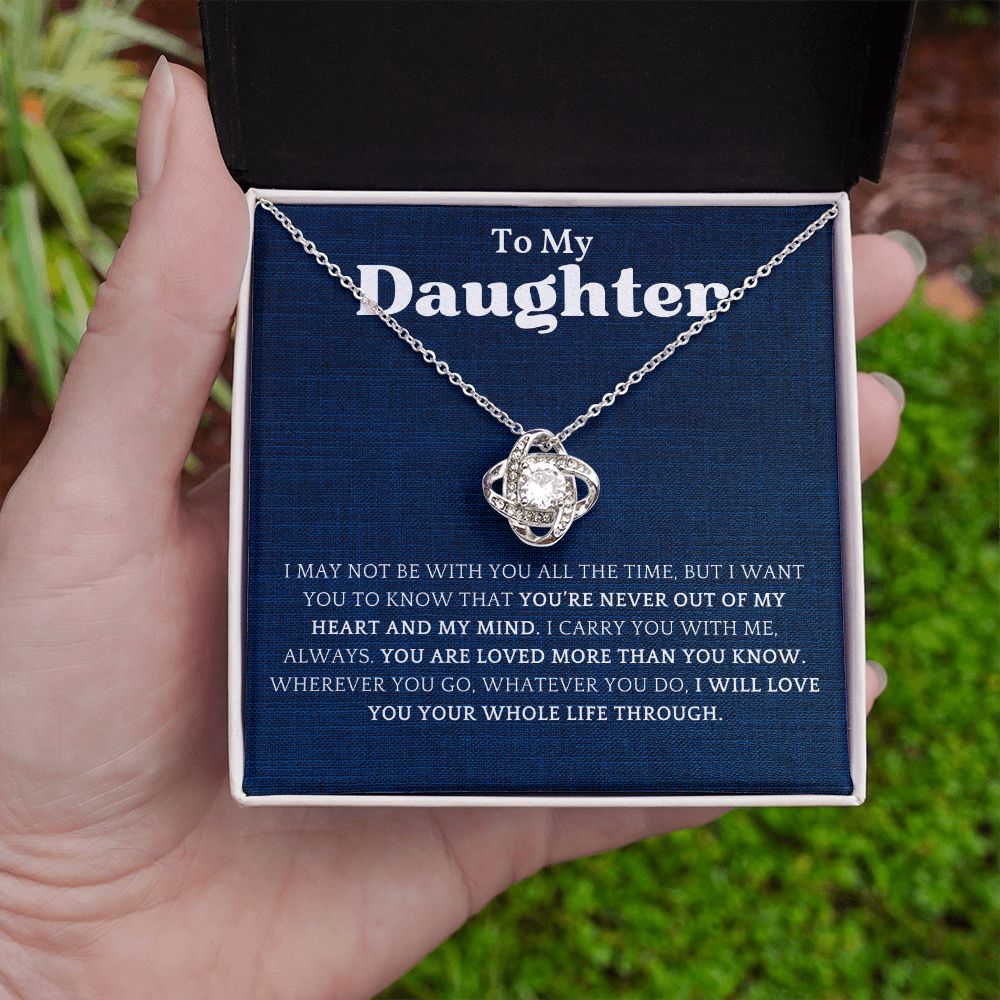 Daughter Necklace, I Carry You with Me Always