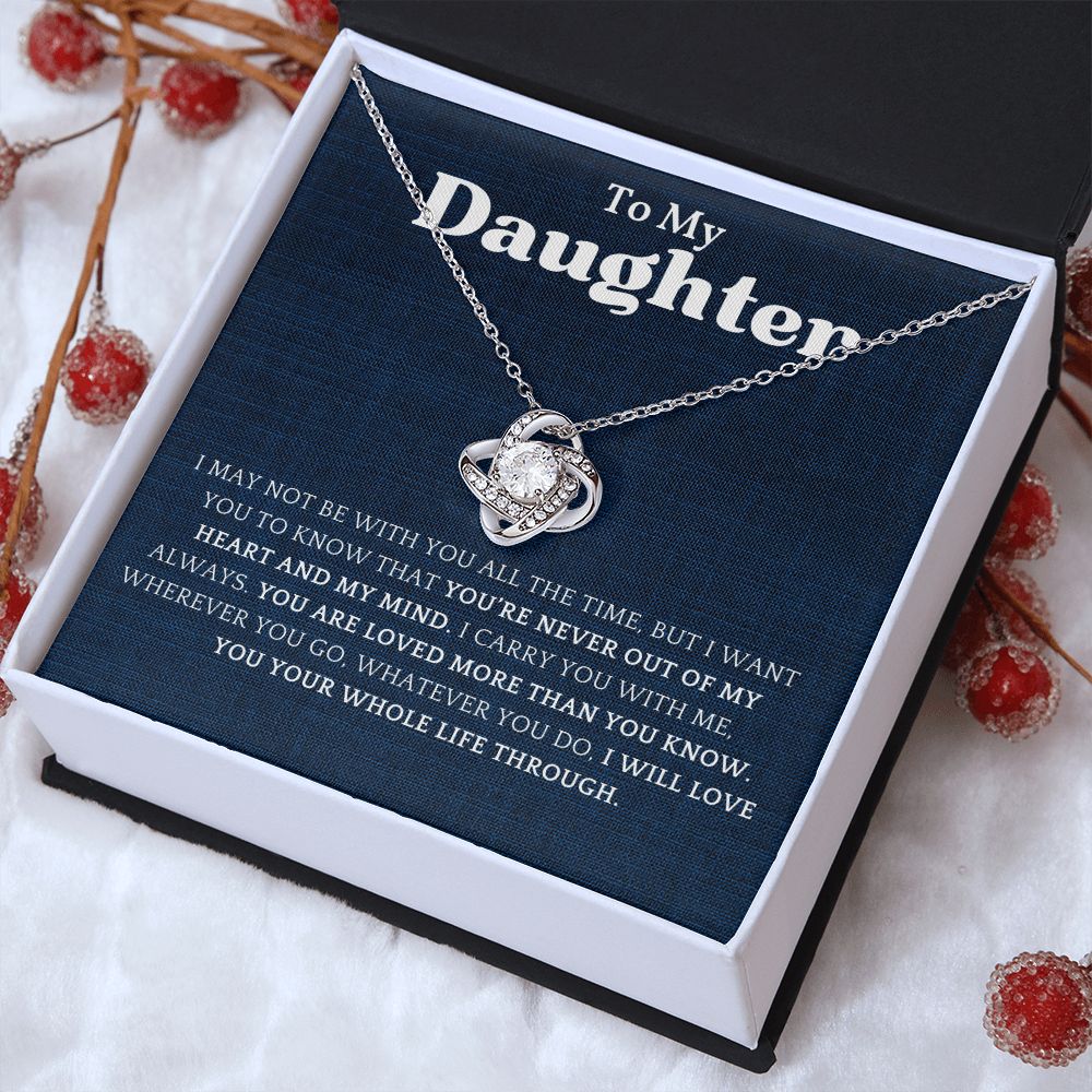 Daughter Necklace, I Carry You with Me Always