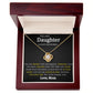 Daughter Knot Necklace from Mom, Always Remember