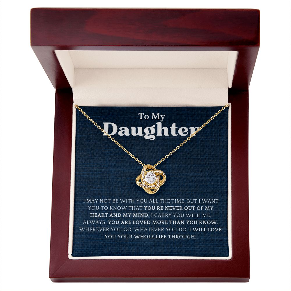 Daughter Necklace, I Carry You with Me Always